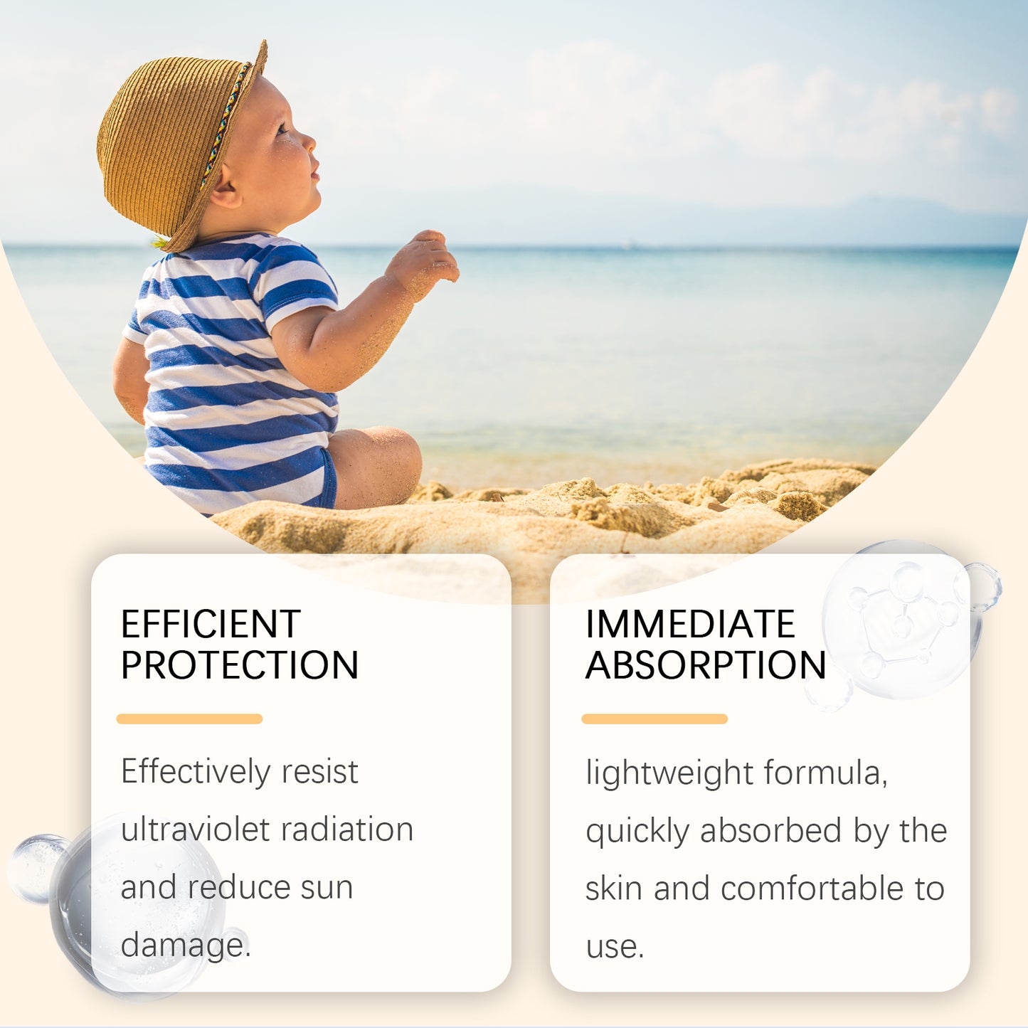 Whitening Sunscreen, Daily Moisturizing Skin Isolation And Protection Cream