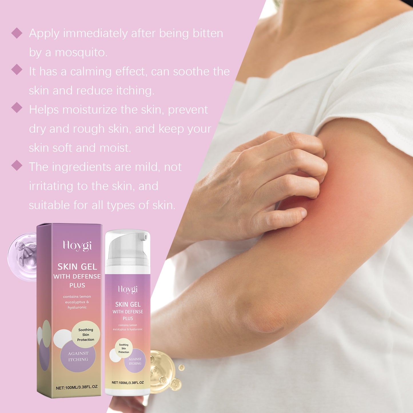 Hoygi Skin Care Gel Body Care Gel Skin Repair For All Skin Types Gentle And Refreshing