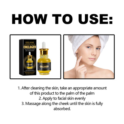 Anti Aging Serum, Anti-Aging Recombination Repair Skin Barrier Firming Elastic Moisturizing Skin Care Serum